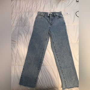 pacsun high rise straight jean